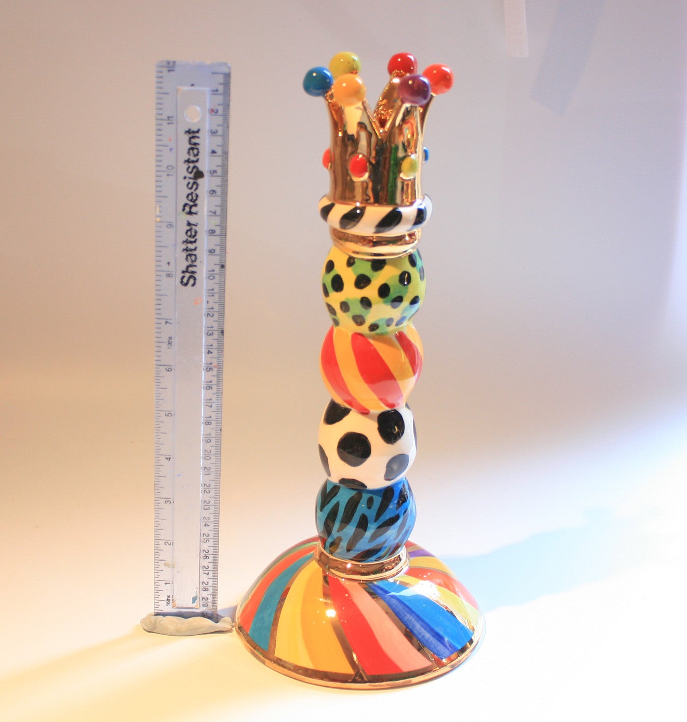 Crown Beaded Candlestick - MaryRoseYoung