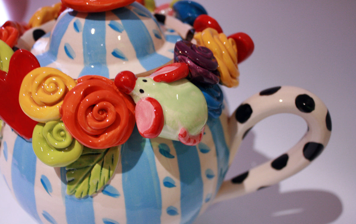 "Alice in Wonderland" Large Teapot - MaryRoseYoung