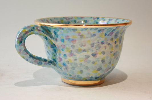 Breakfast Cup in Blue Confetti