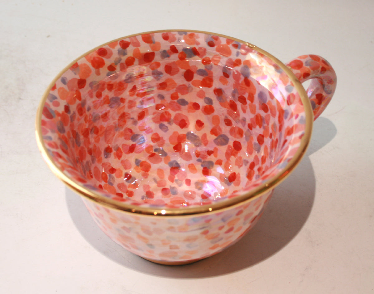 Breakfast Cup in Pink Confetti