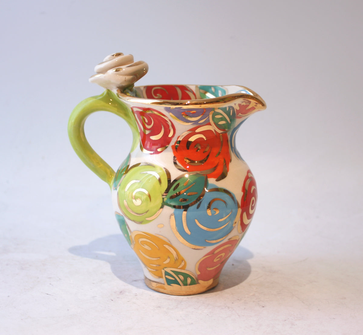 Creamer Jug in Block Rose