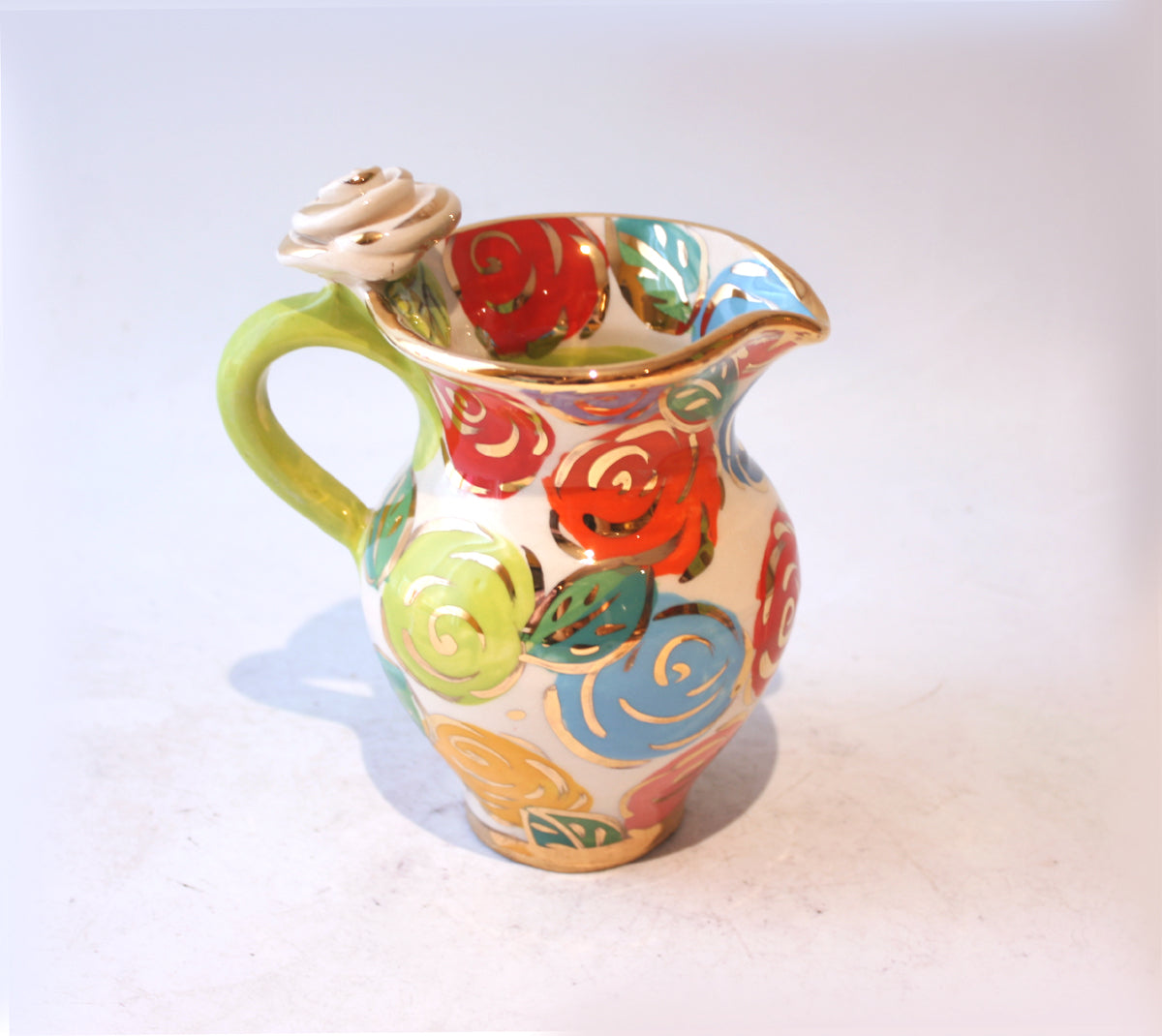 Creamer Jug in Block Rose
