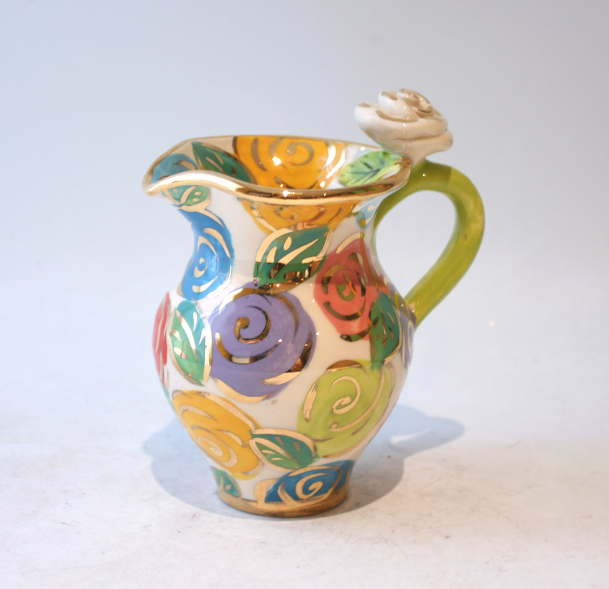 Creamer Jug in Block Rose
