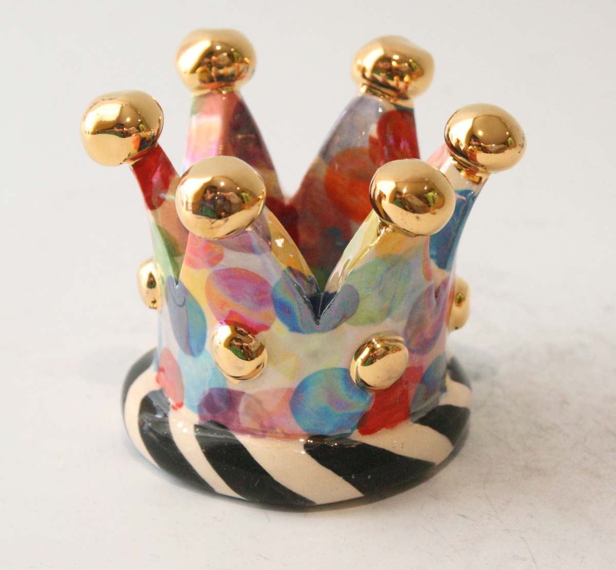 Crown Candleholder in Buble - MaryRoseYoung