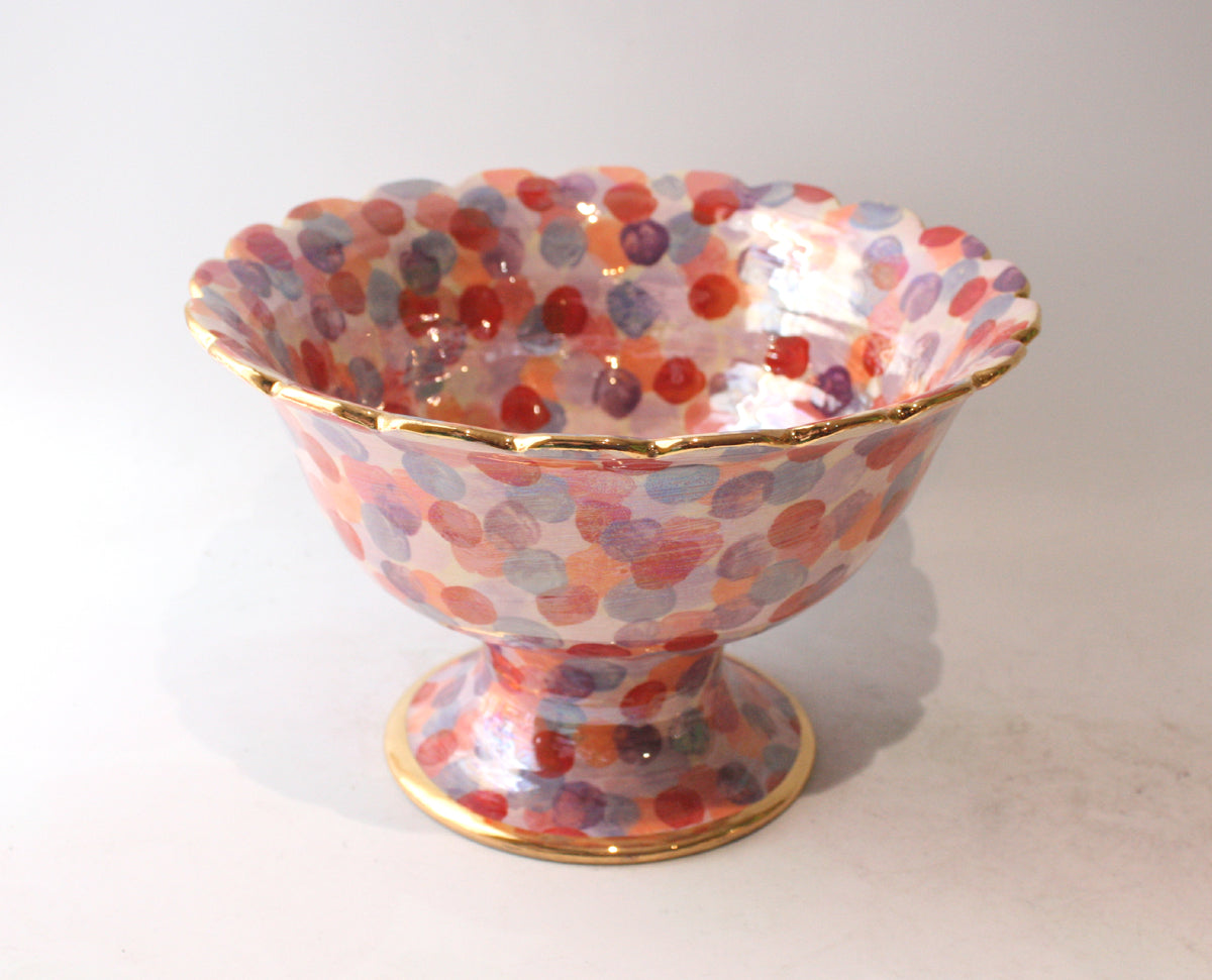 Salad Bowl on Plinth in Buble