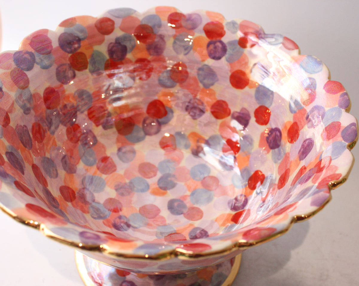 Salad Bowl on Plinth in Buble