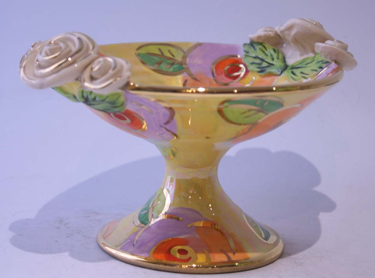 Cocktail Dish in Yellow New Rose - MaryRoseYoung