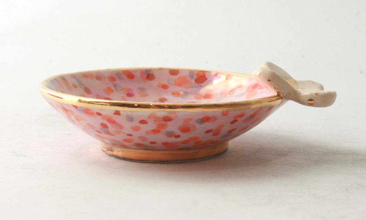 Butterfly Saucer in Confetti