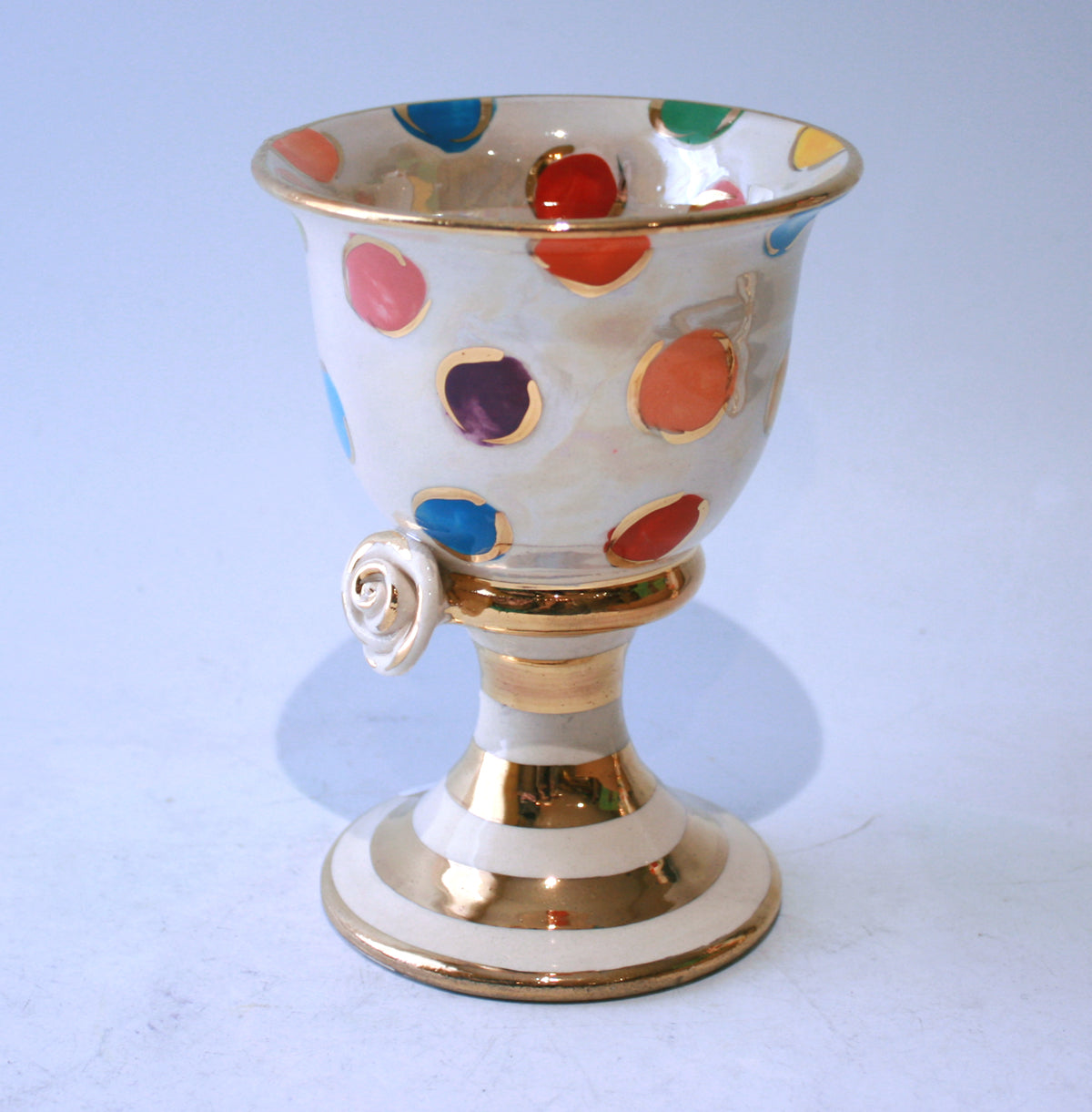 Goblet in Coloured Dot