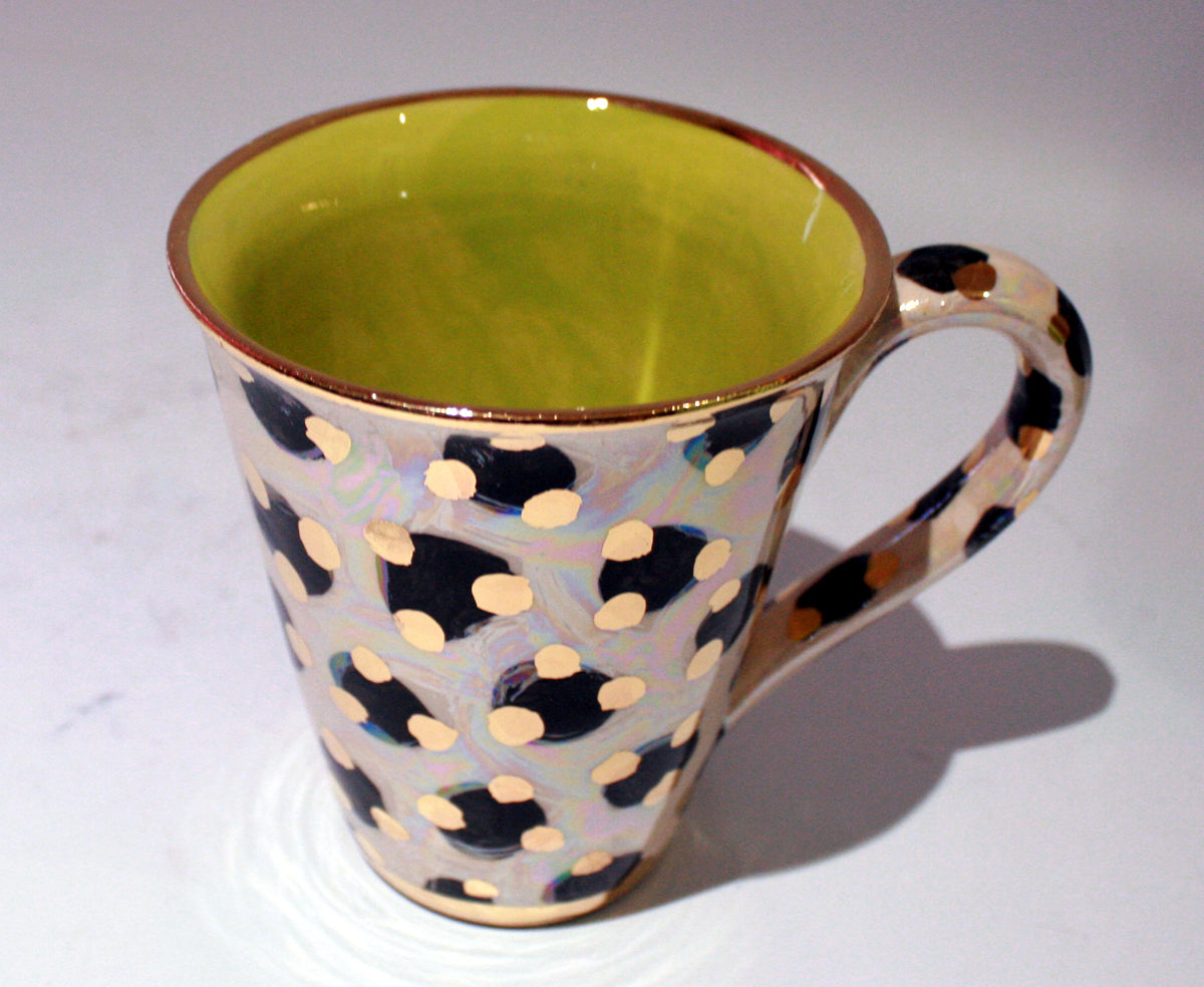 Large Mug in Leopard Design - MaryRoseYoung