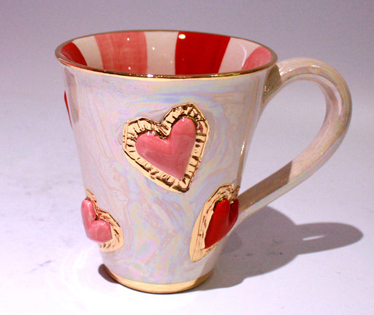 Large Jewelled Heart Mug - MaryRoseYoung