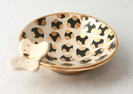 Butterfly Saucer in Leopard