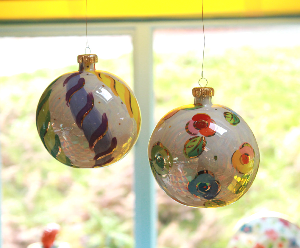 Large Christmas Ornament in Rosebud