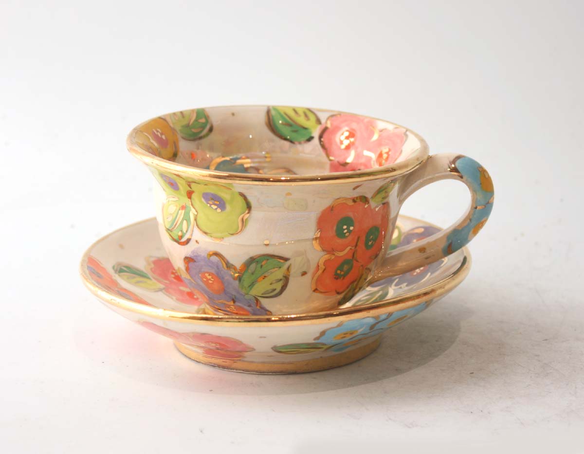 Cup and Saucer in Petit Fleur