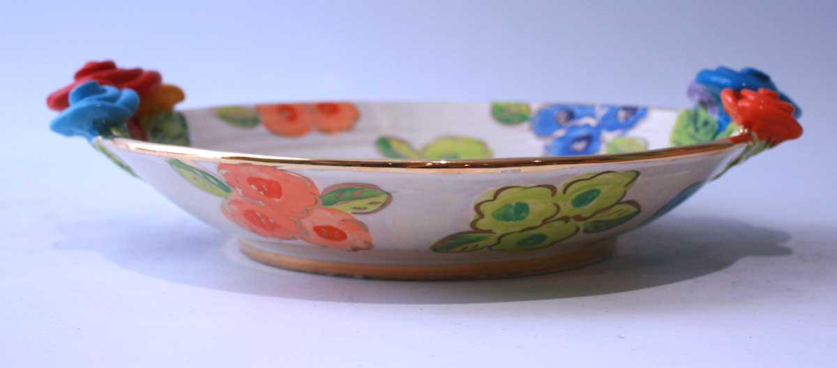 Rose Edged Dinner Plate in Petit Fleur