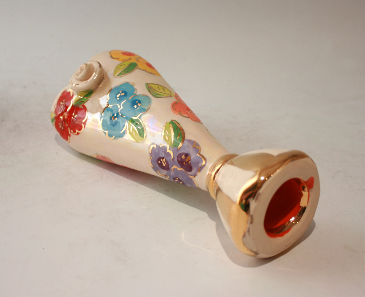 Tiny Heart Vase in Petit Fleur