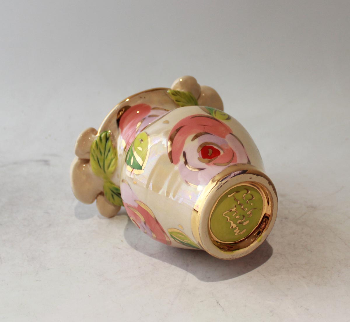 Posy Vase in Gold New Rose
