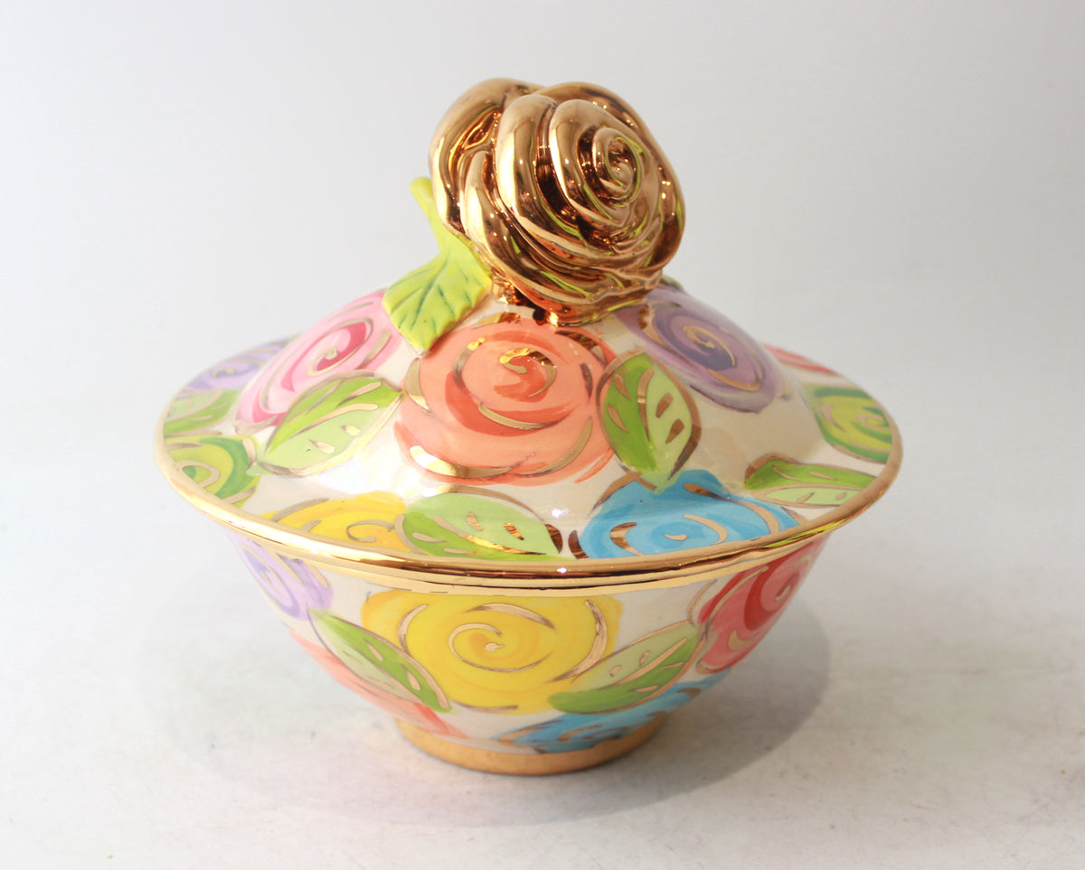 Powder Box in Pastel Block Rose