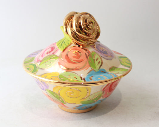 Powder Box in Pastel Block Rose