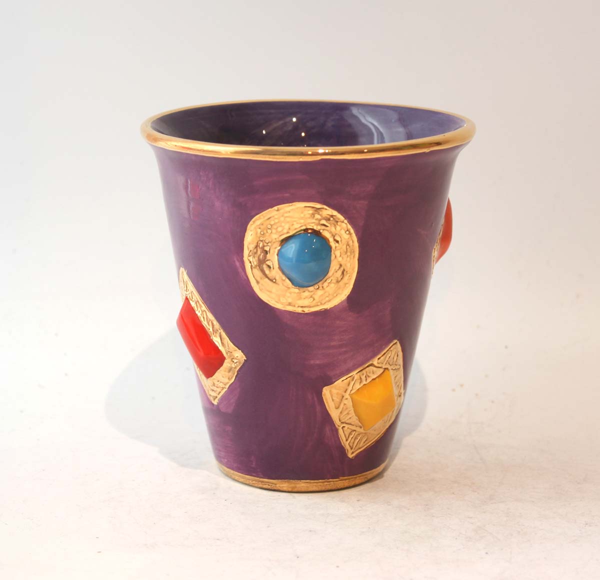 Jewelled Beaker in Purple