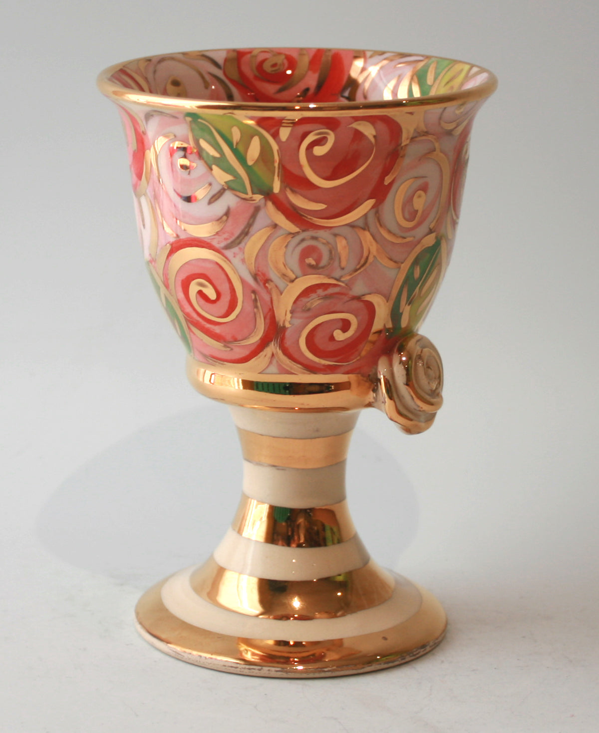 Goblet in Pink Rosebush - MaryRoseYoung