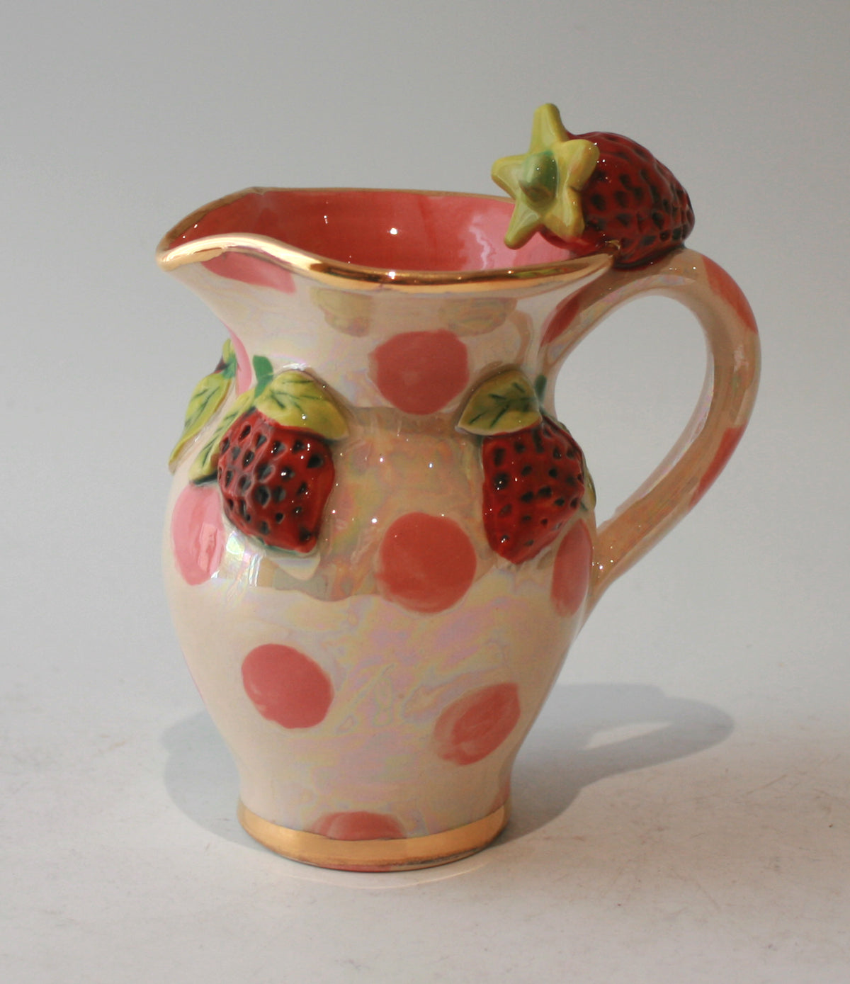 Creamer Jug in Strawberry - MaryRoseYoung