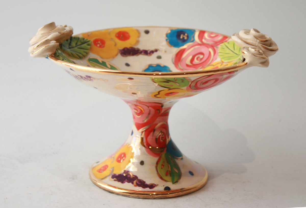 Cocktail Dish in Vintage Floral