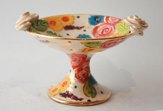 Cocktail Dish in Vintage Floral