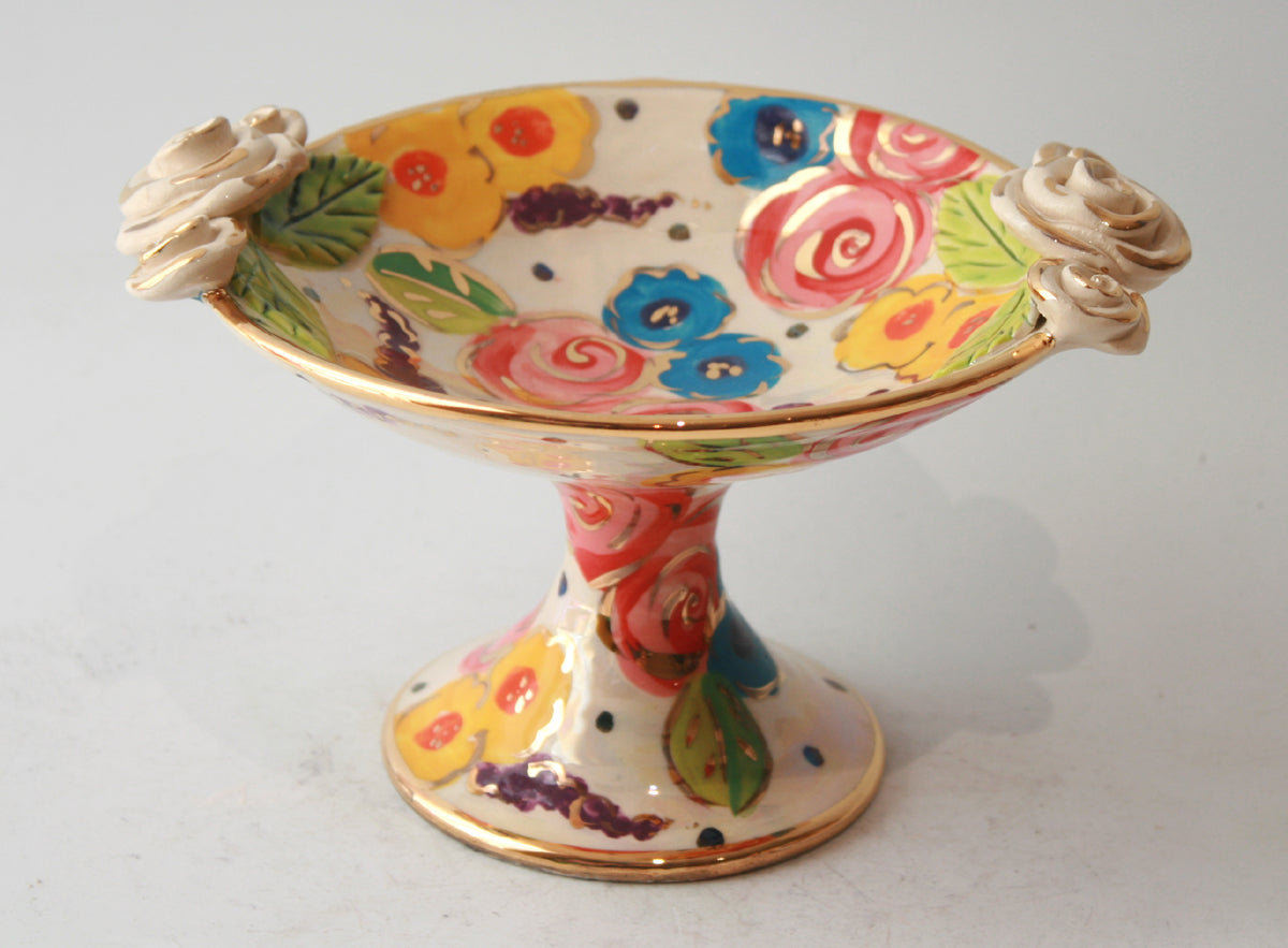 Cocktail Dish in Vintage Floral