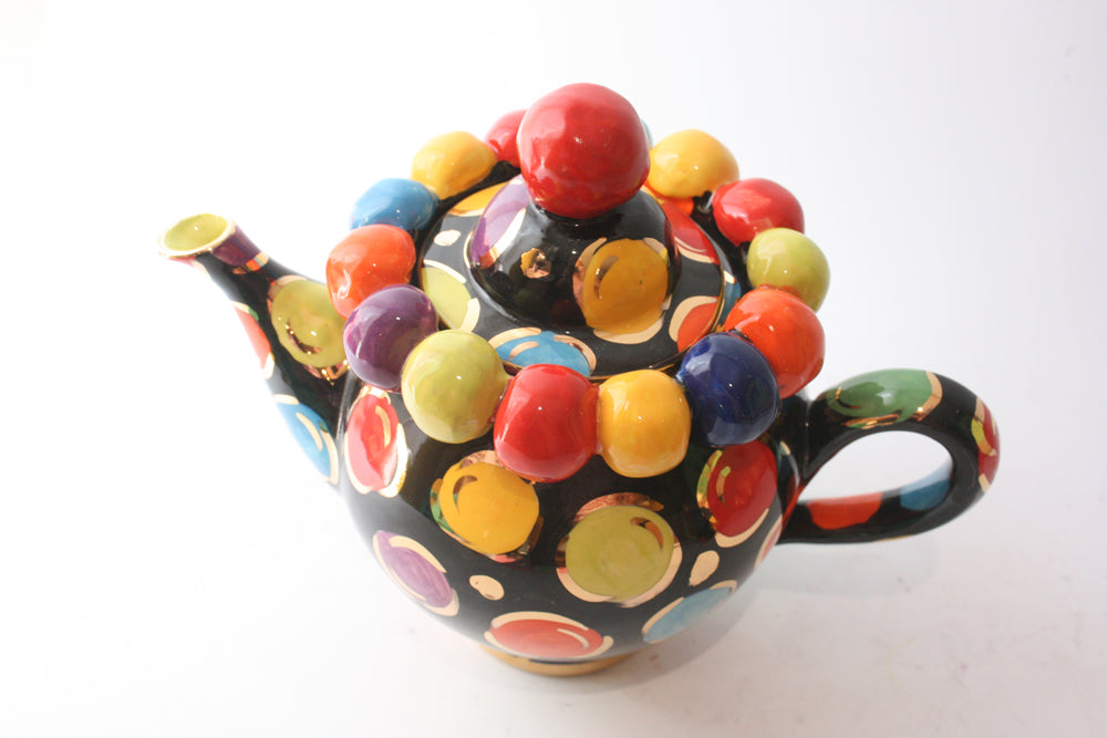 Medium Beaded Teapot Smarties - MaryRoseYoung