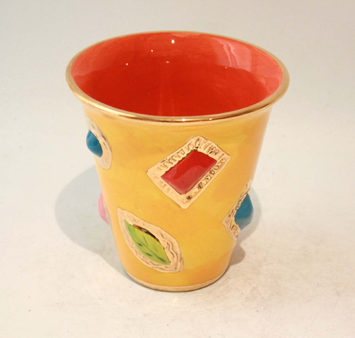 Jewelled Beaker in Yellow