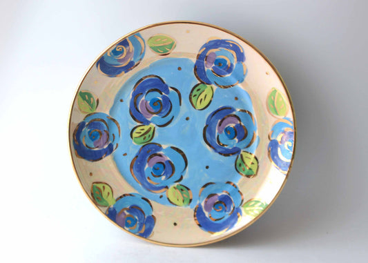 Dinner Plate Pale Rose Blue