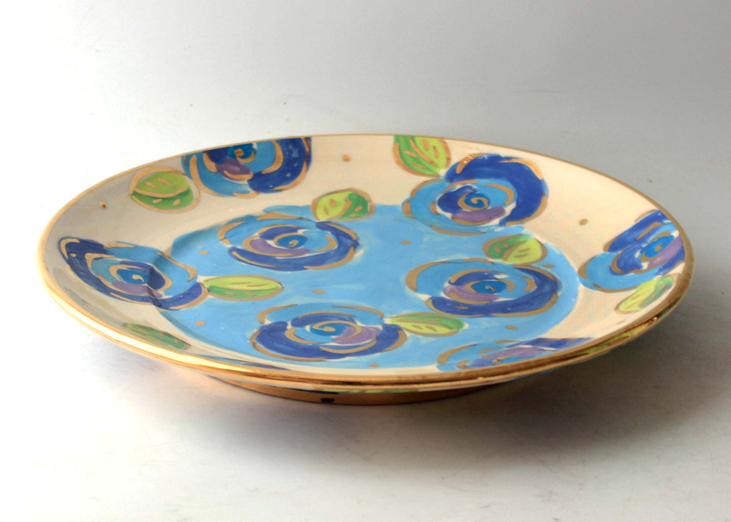 Dinner Plate Pale Rose Blue