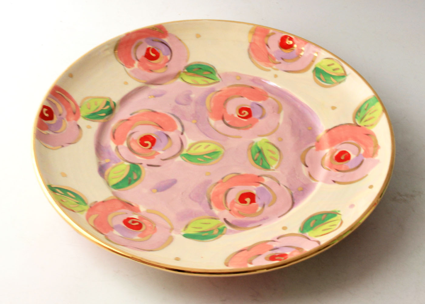 Dinner Plate Pale Rose Pink