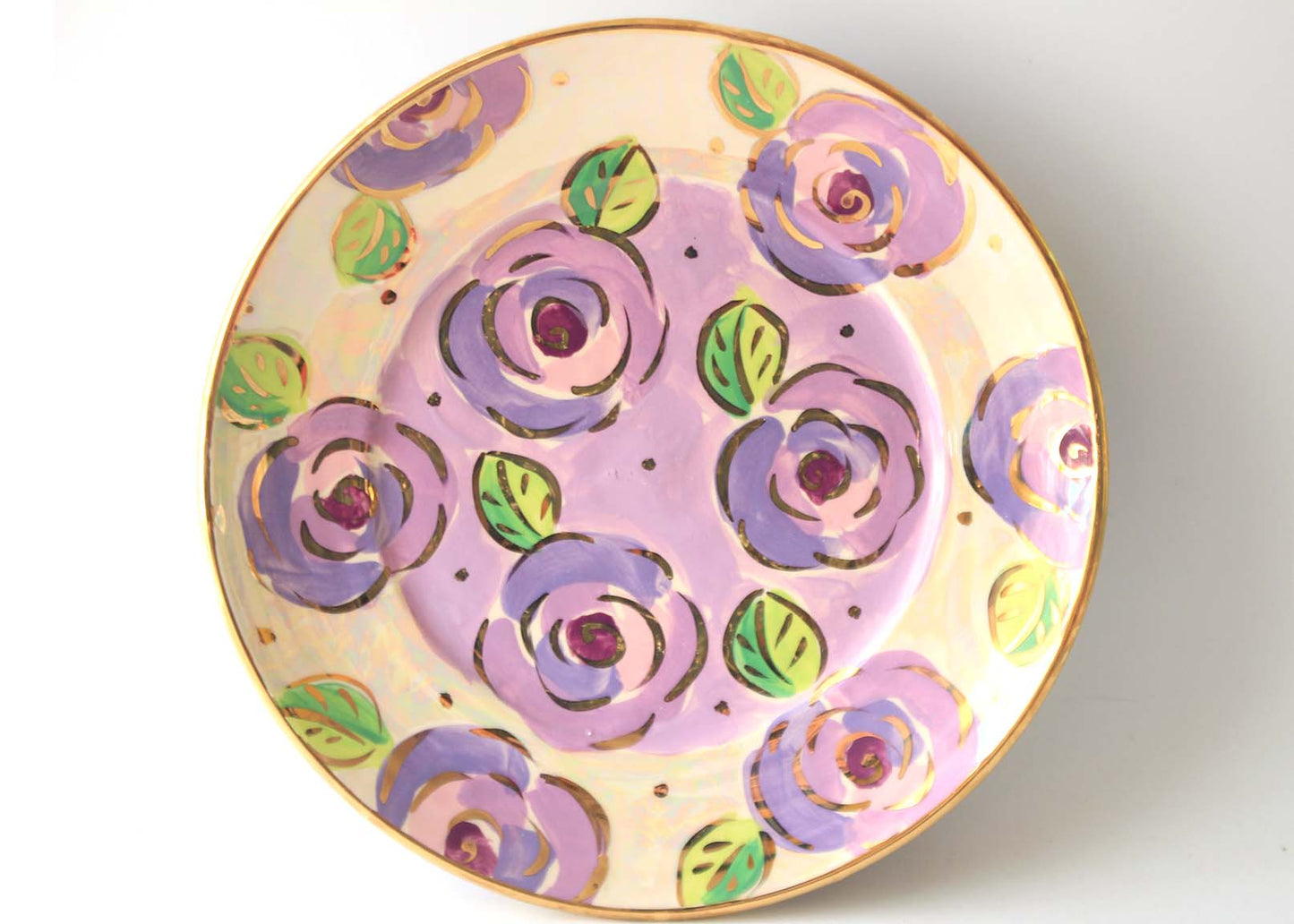 Dinner Plate Pale Rose Purple