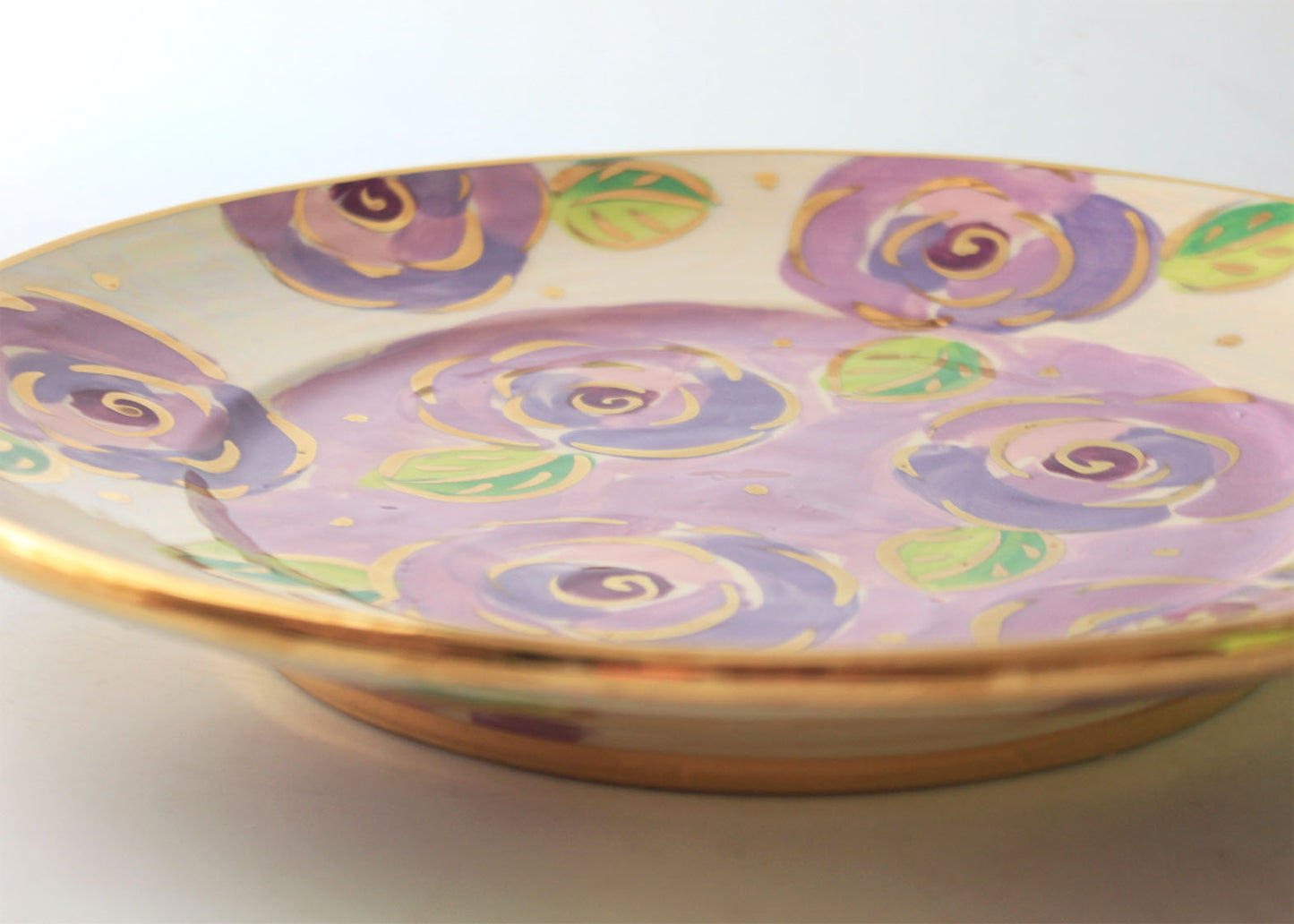 Dinner Plate Pale Rose Purple