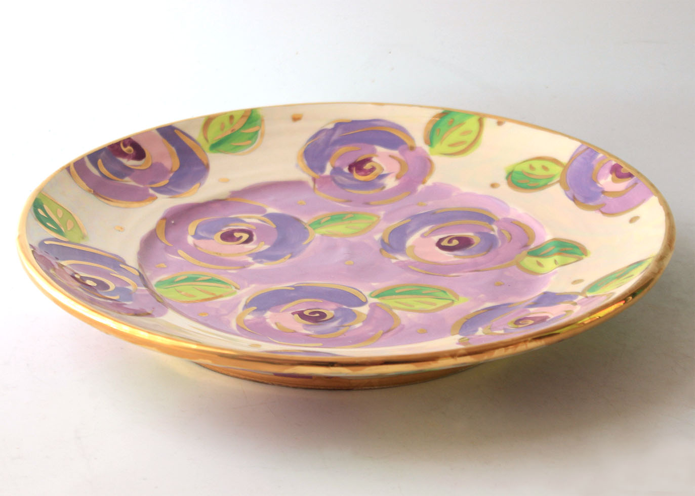 Dinner Plate Pale Rose Purple