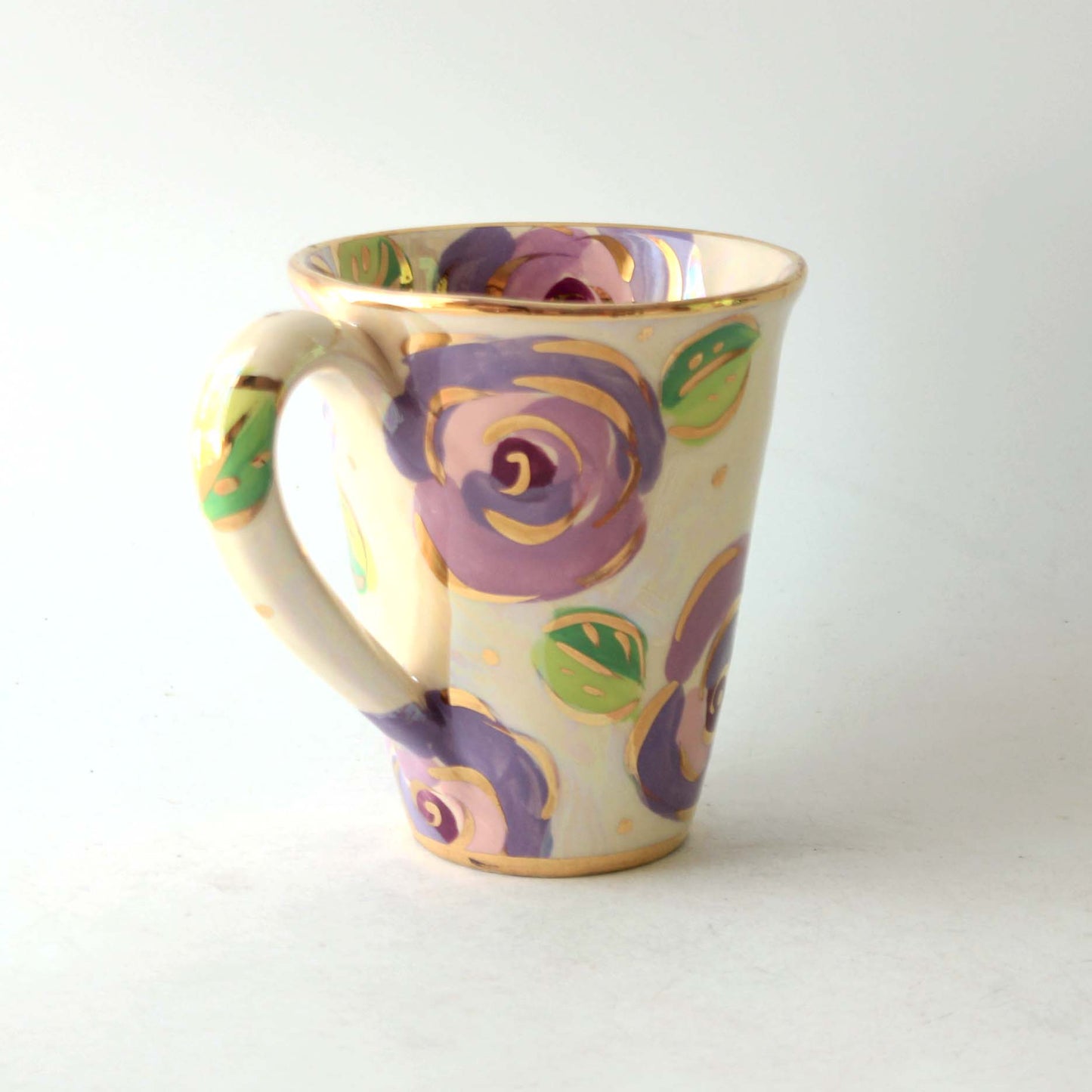 New Shape Large Mug Pale Rose Purple