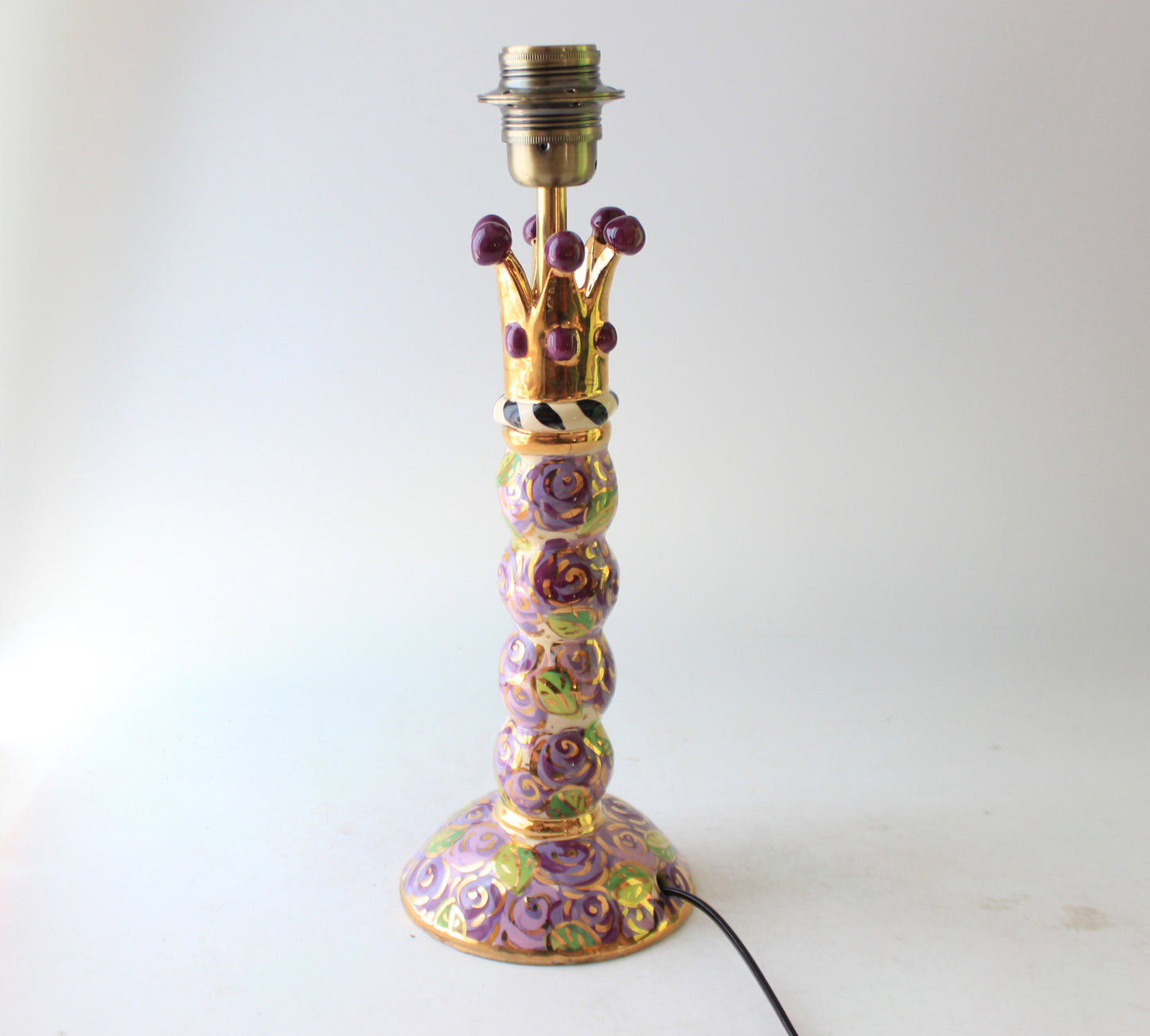 Beaded Candlestick Table Lamp