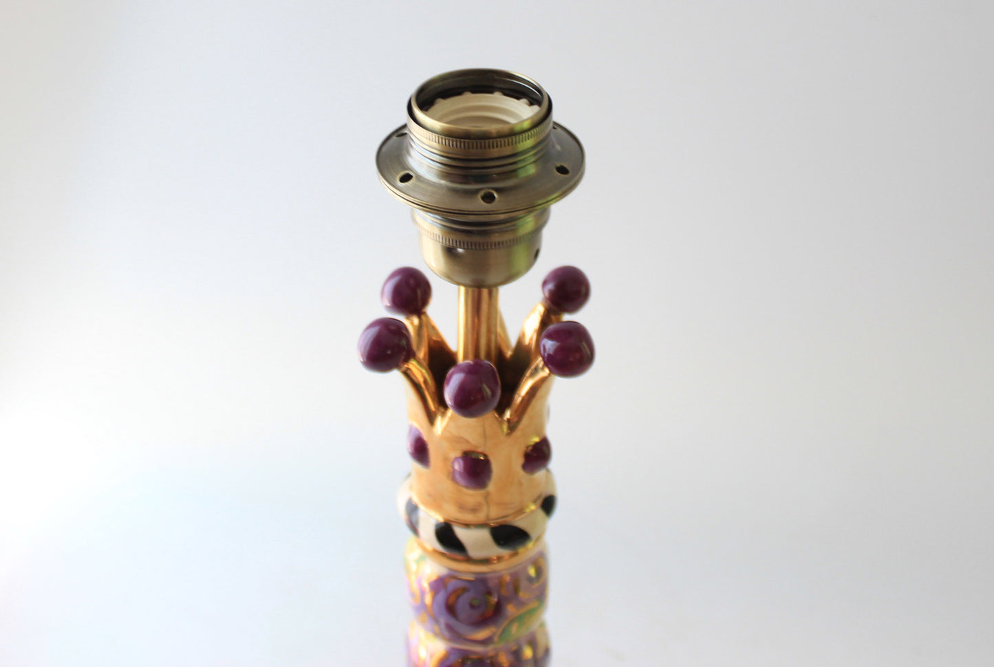 Beaded Candlestick Table Lamp