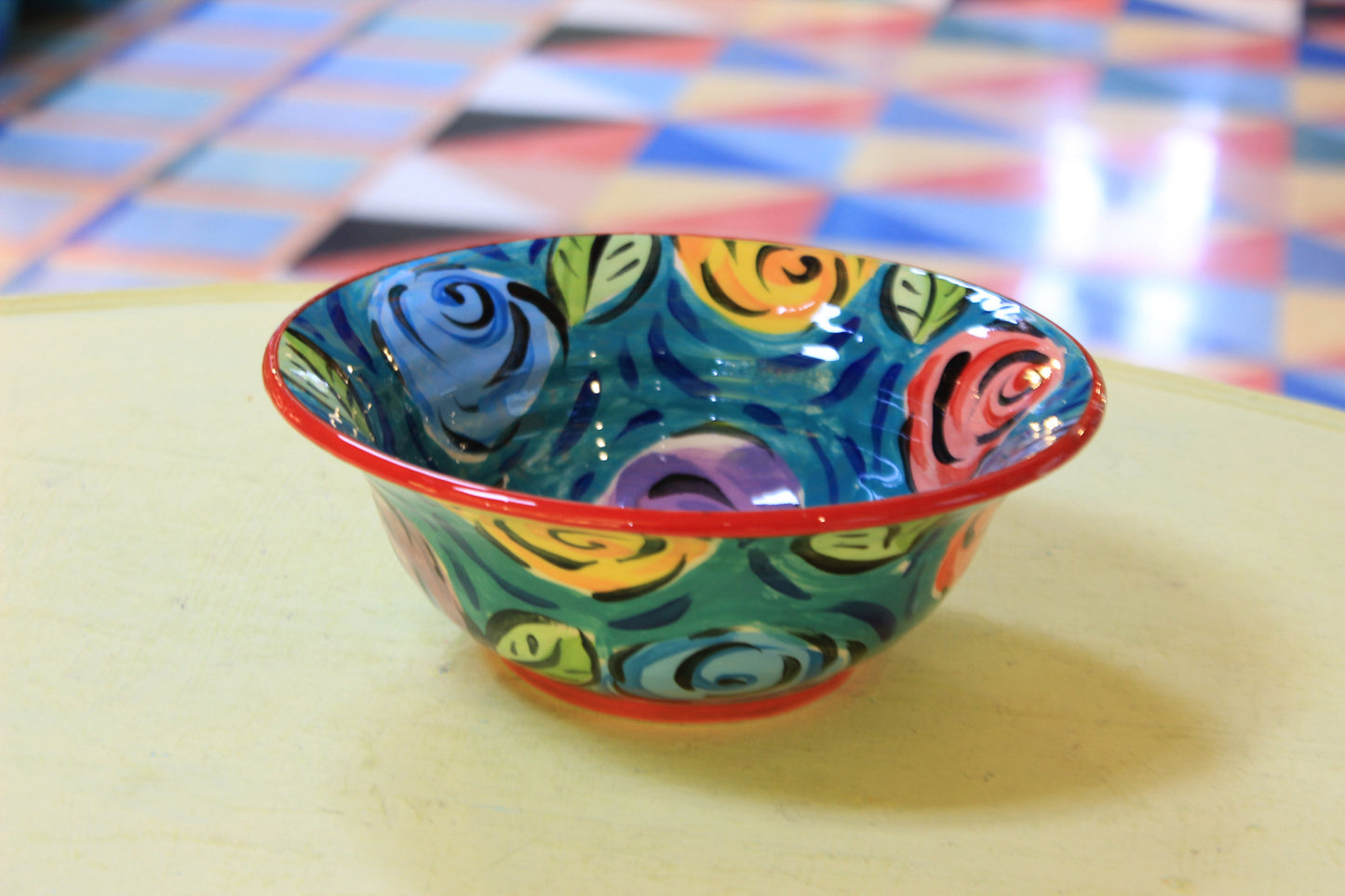 Cereal Bowl Wild Roses