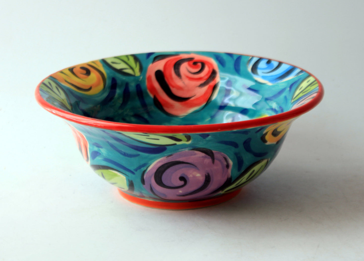 Cereal Bowl Wild Roses