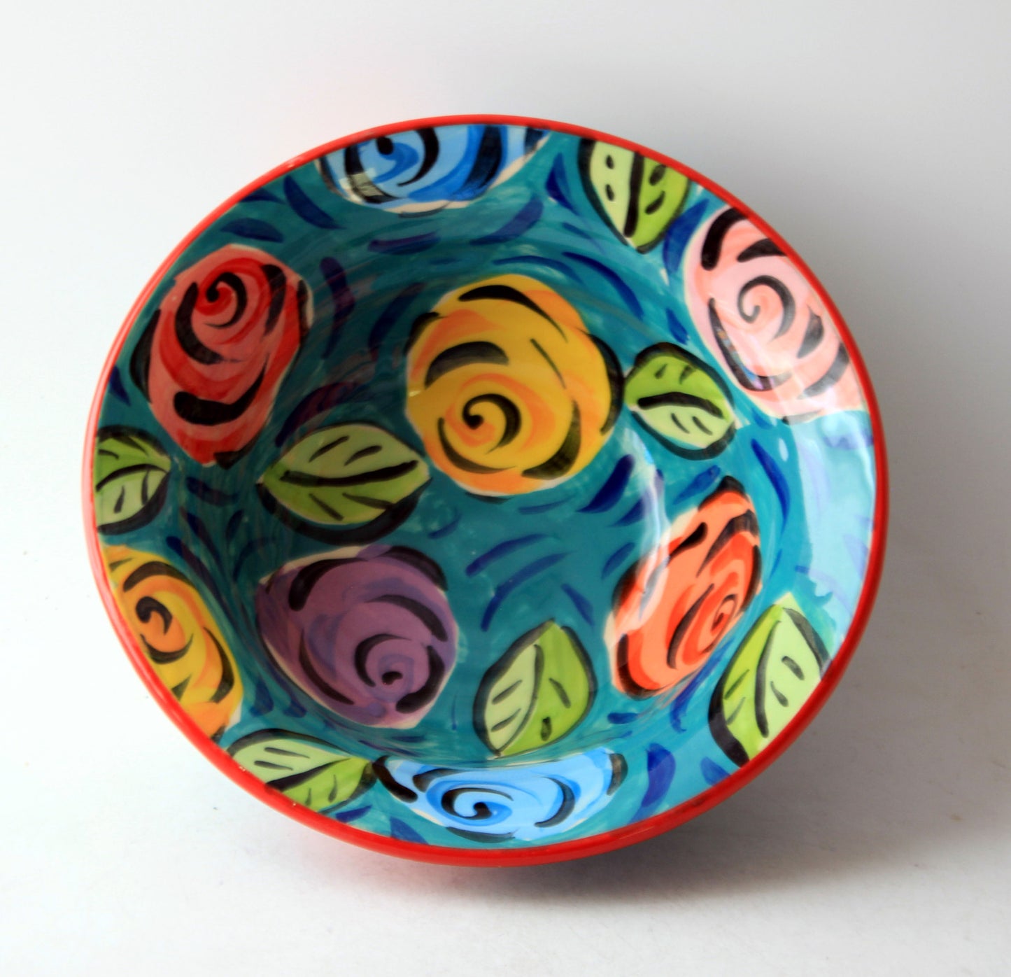 Cereal Bowl Wild Roses