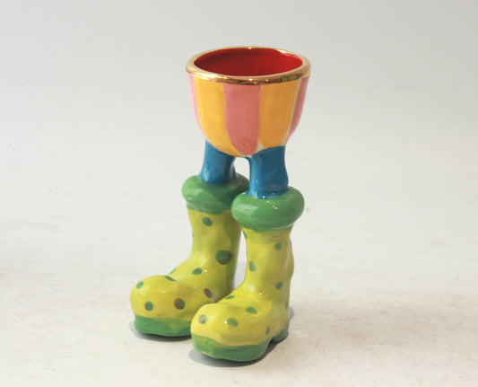 Egg Cup with Boots