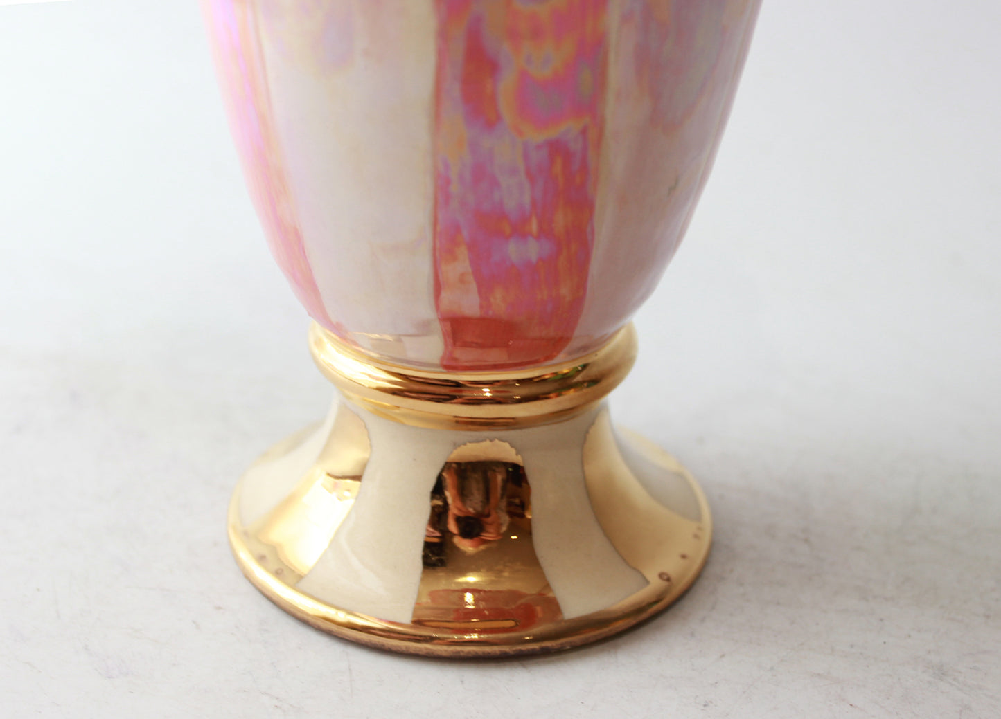 Tiny Fluted Footed Vase