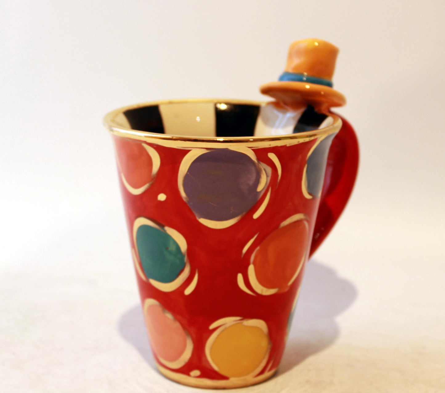 Hat Handled Mug Red Smartie