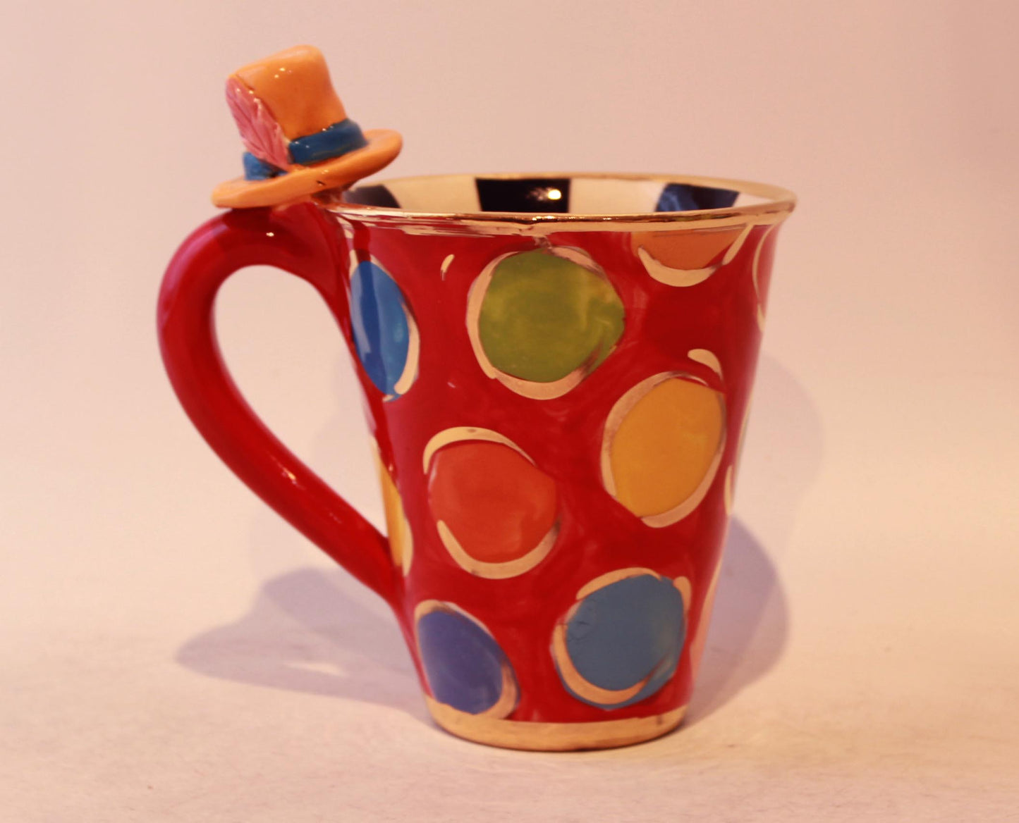 Hat Handled Mug Red Smartie