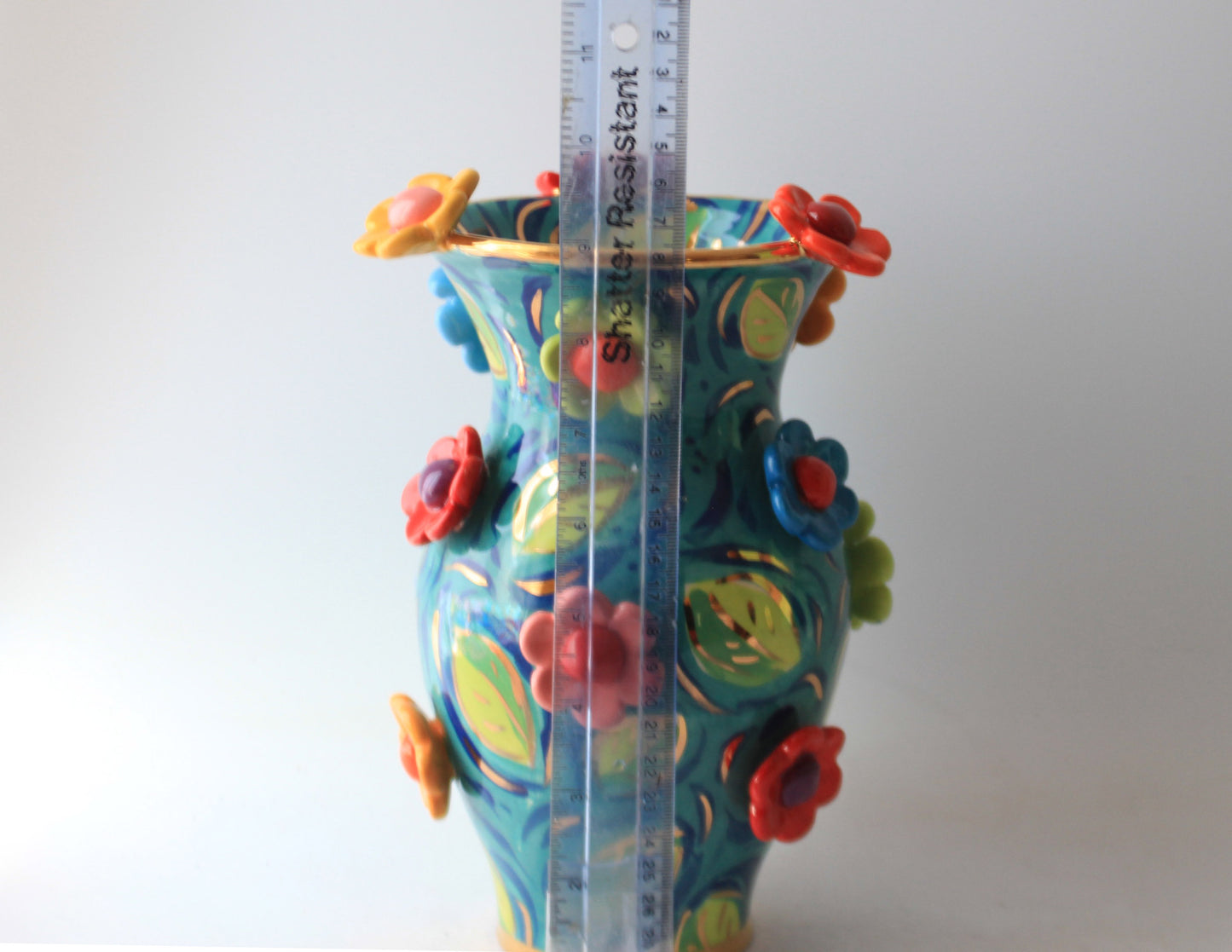 Medium Daisy Studded Vase in Wild