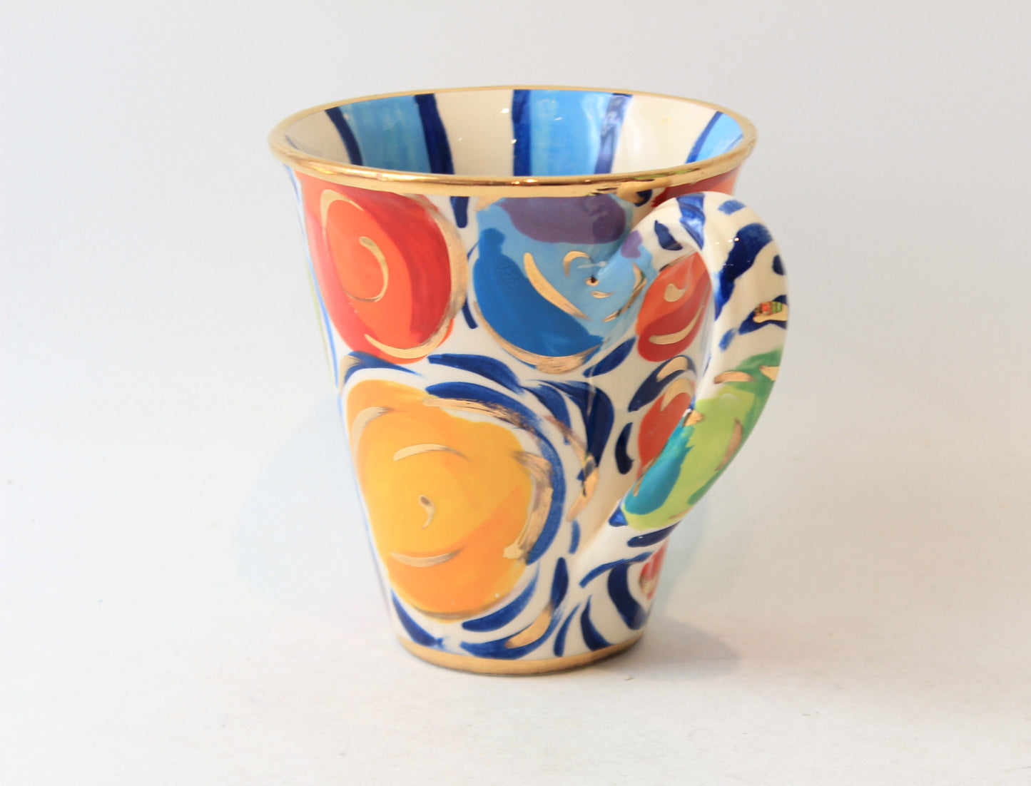 New Shape Large Mug "Swirls 3"