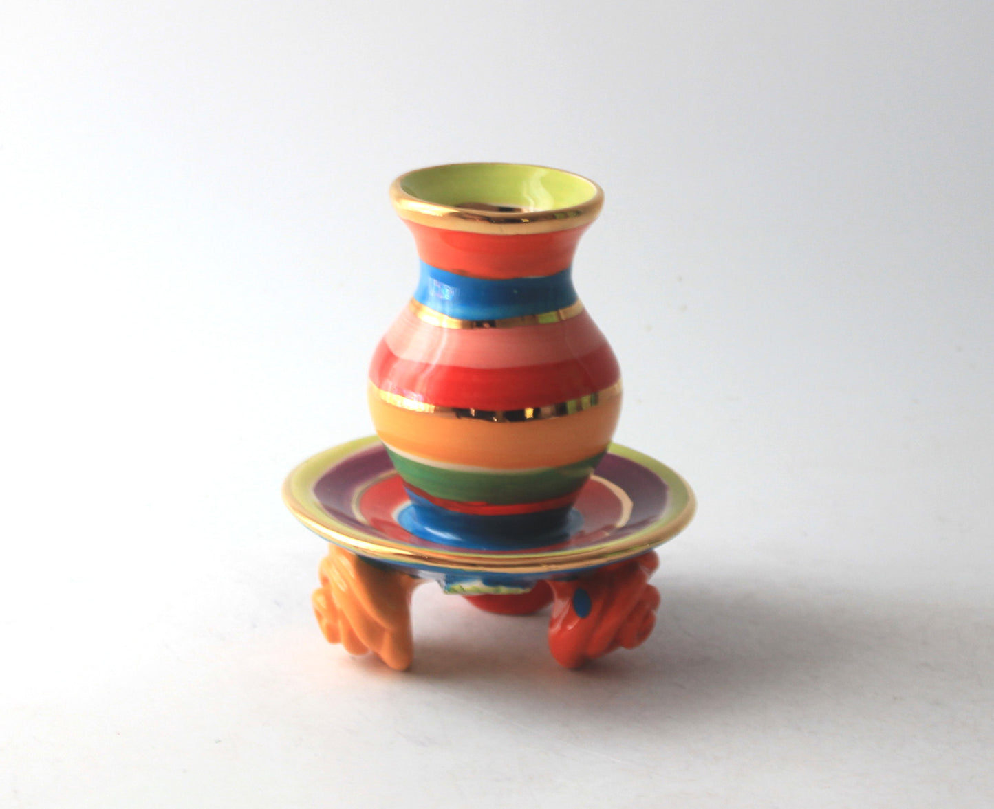 Rose Footed Candlestick